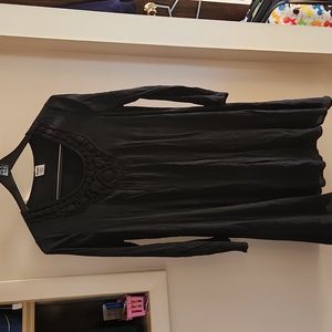 Wrangler black midi dress